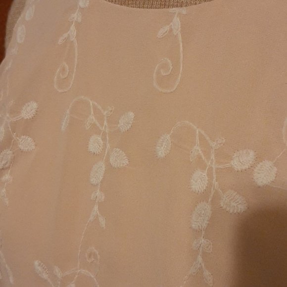 Love Riche Embroidered Blush Pink Dress - Picture 4 of 9